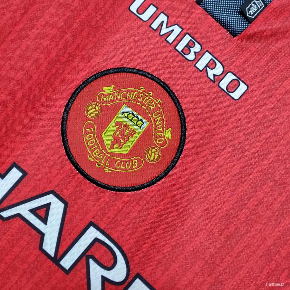 Retro 1996 Manchester United home Soccer Jersey