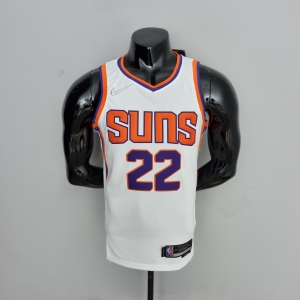 75th Anniversary Ayton #22 Phoenix Suns White NBA Jersey
