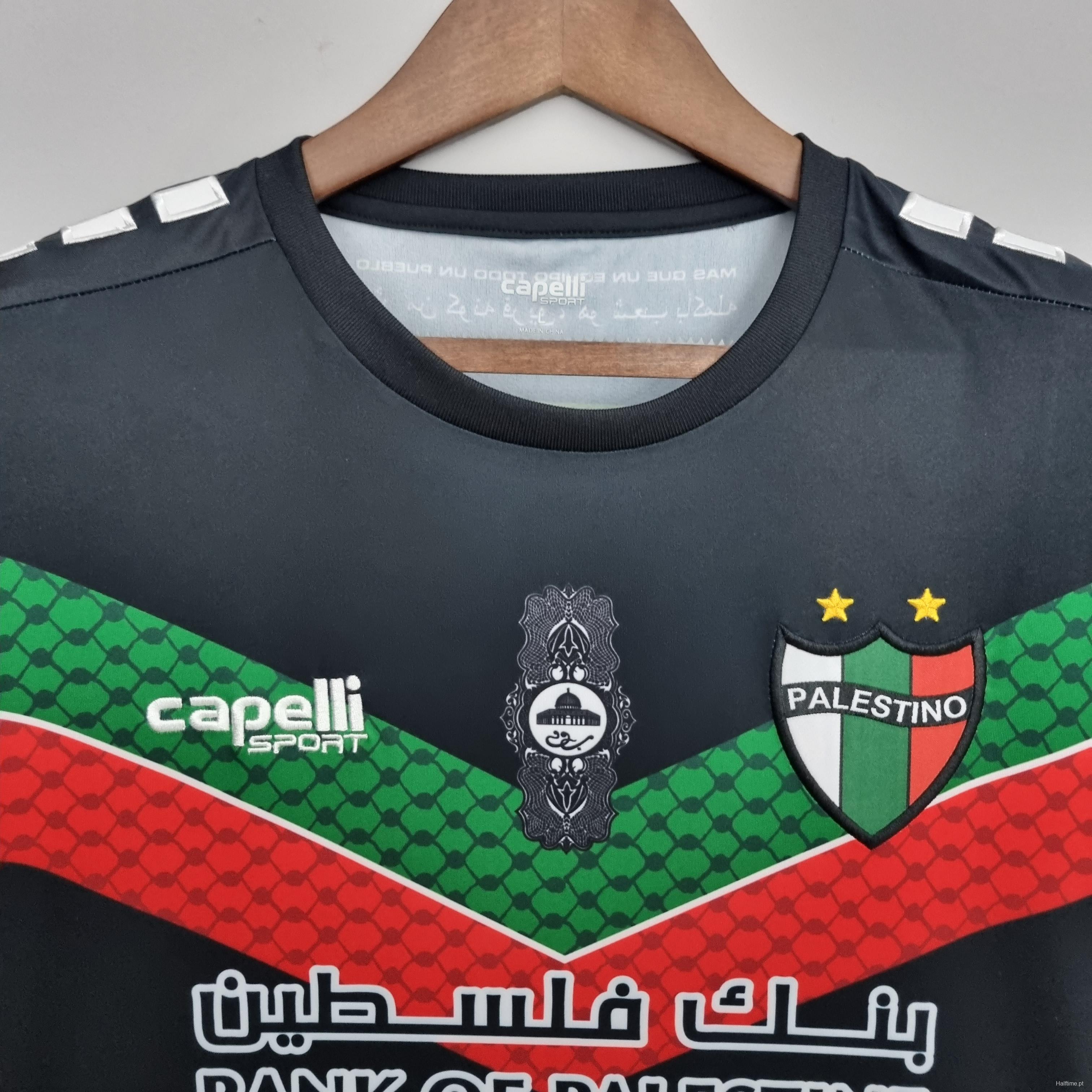 22/23 Deportivo Palestino Black Soccer Jersey