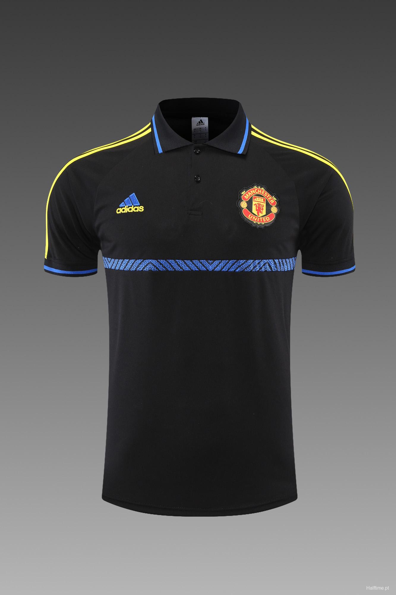 Manchester United POLO kit black and blue stripes(not supported to be sold separately)