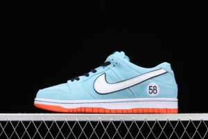 WE CLUB 58 x Nike SB DUNK Low Pro Club 58 Gulf Slam Dunk Series low side leisure sports skateboard shoes BQ6817-401