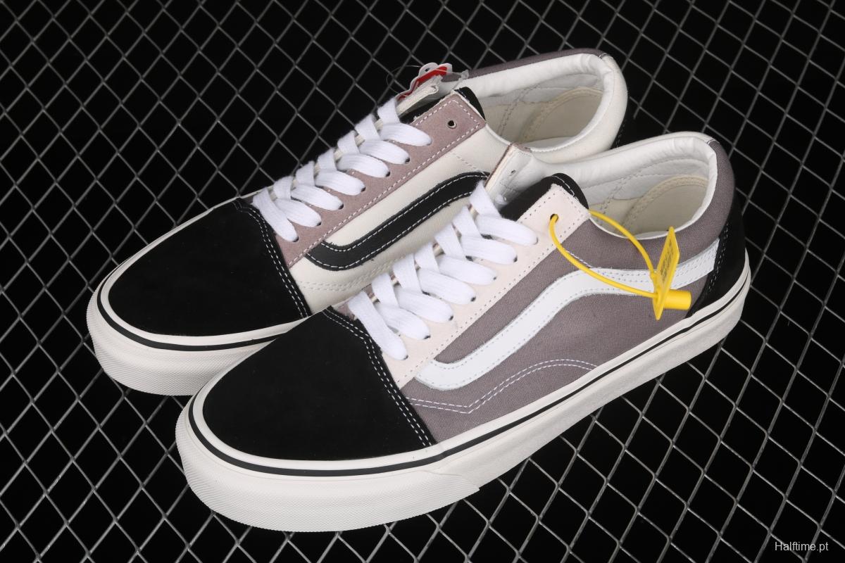 Vans Style 36 million black, white and gray color low-side vulcanized canvas casual shoes VN0A38G2XFI