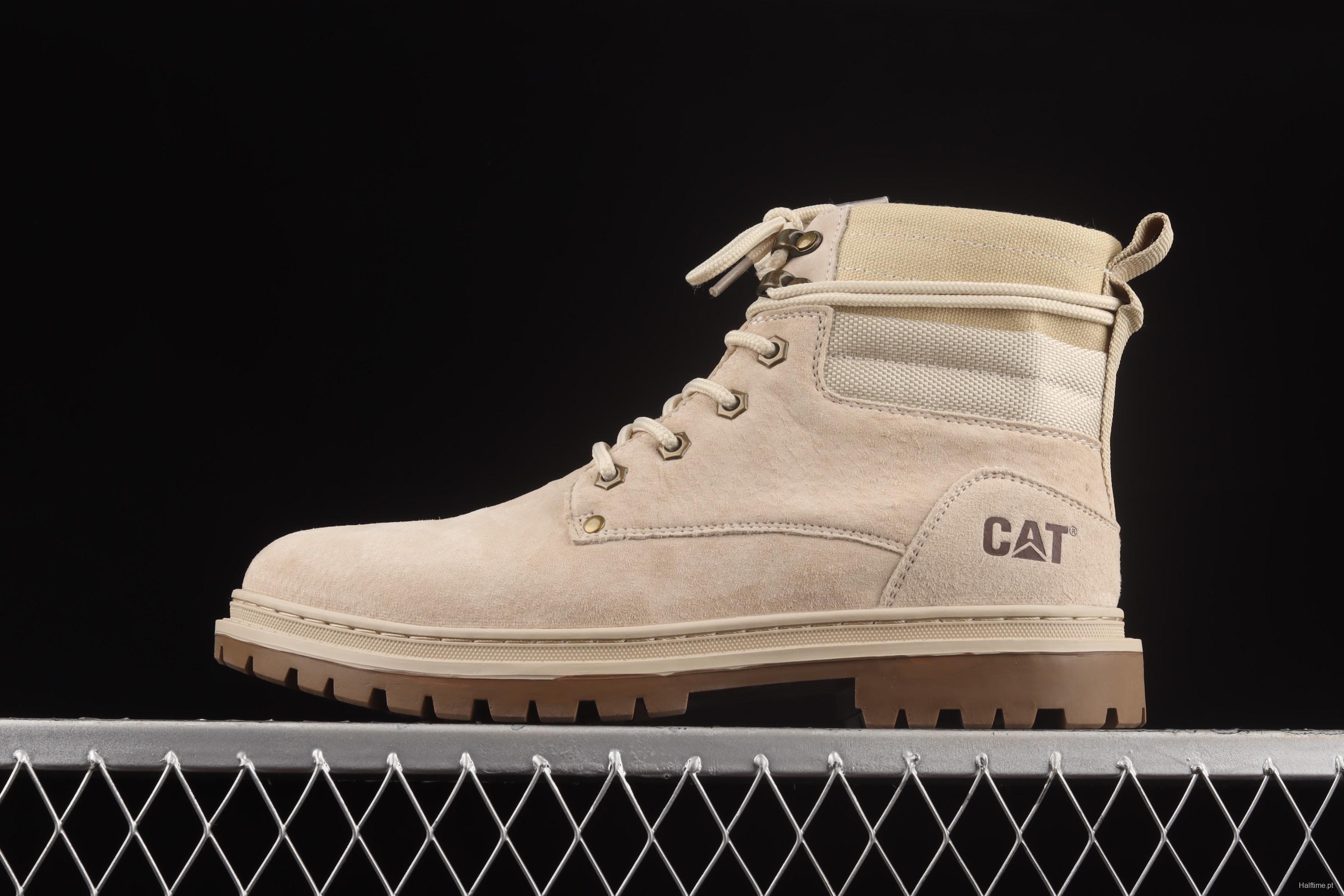 Cat Footwear tooling leisure vintage daddy shoes P713288BEIGE