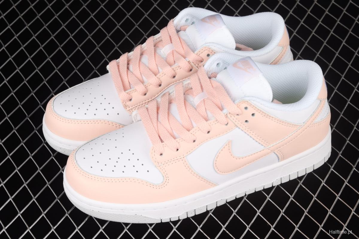 NIKE DUNK Low Next Nature white and pink SB rebound fashion casual board shoes DD1873-100