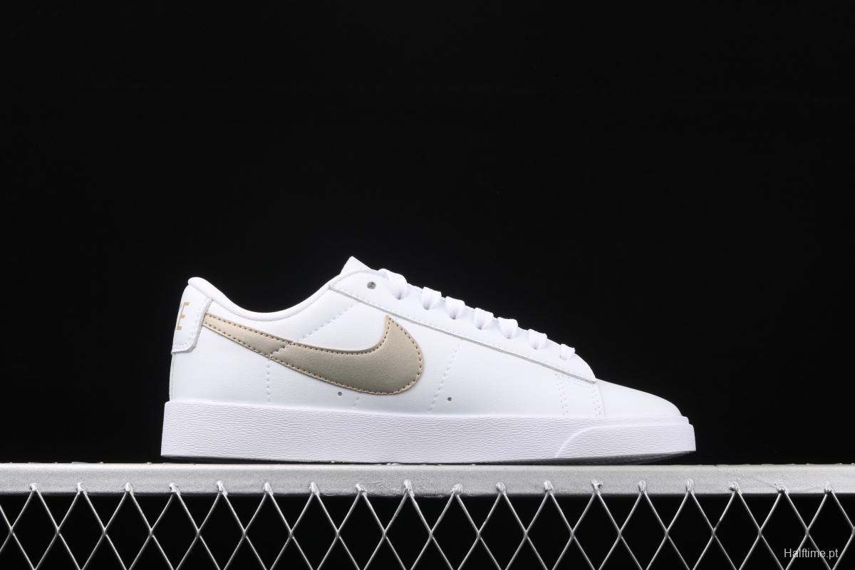 NIKE Blazer Low Prm Trail Blazers Platinum hook low-top skateboard shoes AA3961-103