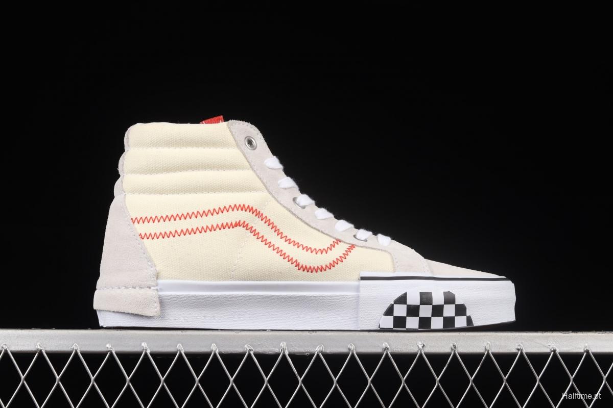 Vans Vault Sk8-Hi Reissue Ca deconstructionism high-top canvas vulcanized shoes VN0A3WM130L