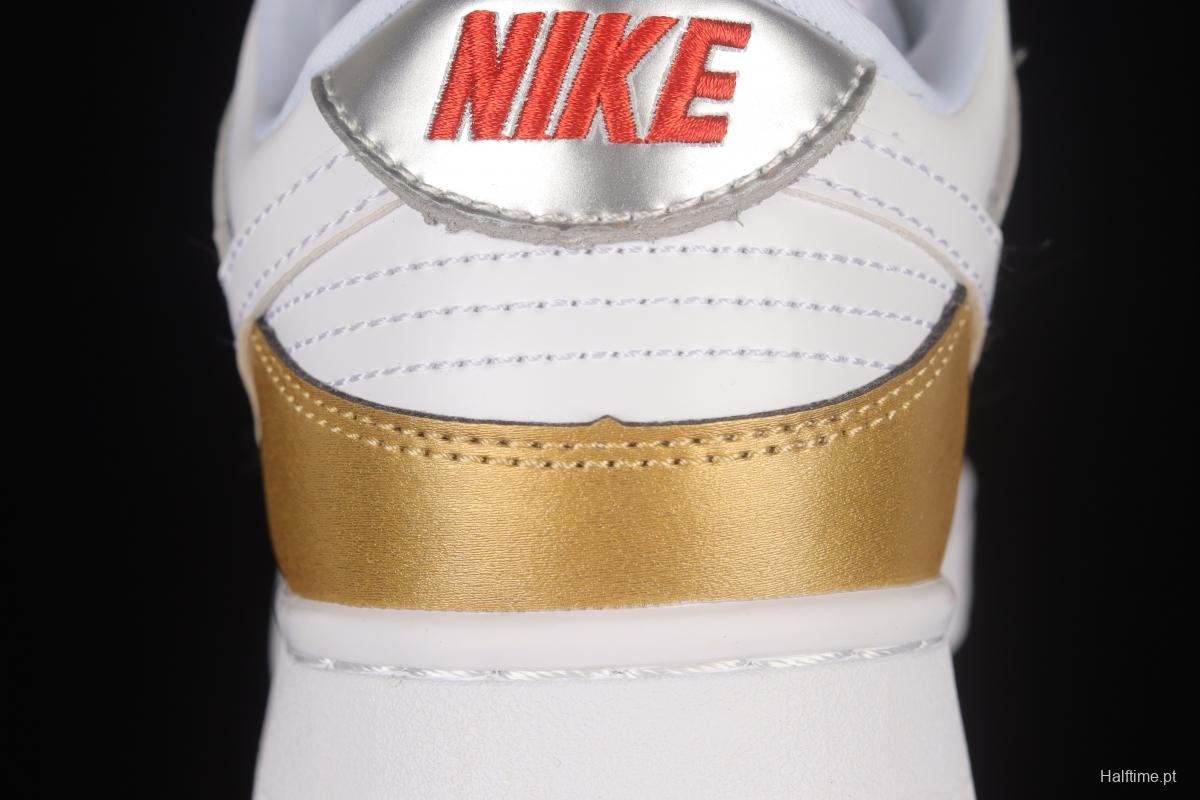 NIKE DUNK Low Metallic Golden Horn King SB Buckle Broken Backboard Fashion Casual Sneakers DH4403-700