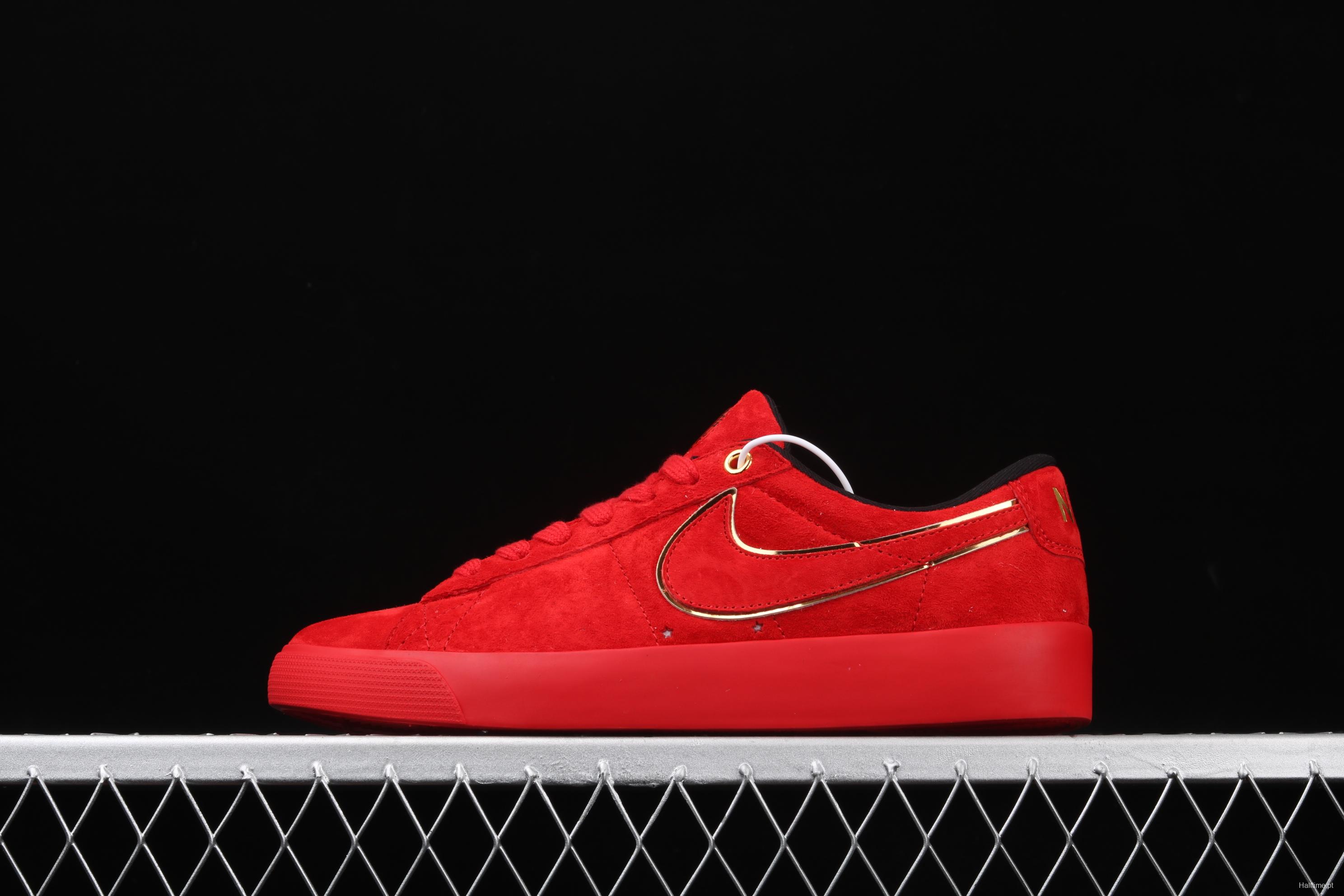 NIKE SB Blazer OG QS Trail Blazers Limited Edition Chinese Red Mouse New year Edition send blessings and money low-top board shoes leisure board shoes CJ7049-818