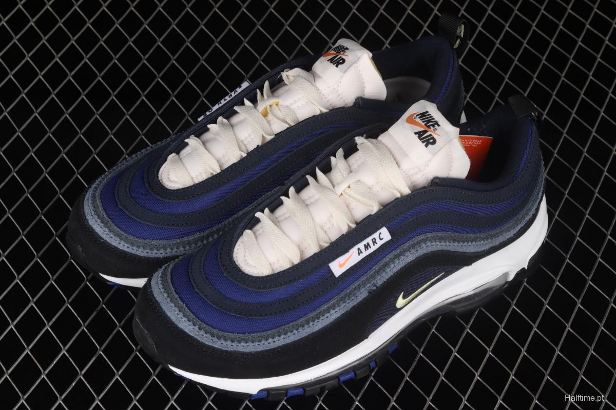 NIKE Air Max 97 dark blue bullet air cushion running shoes DH1085-001