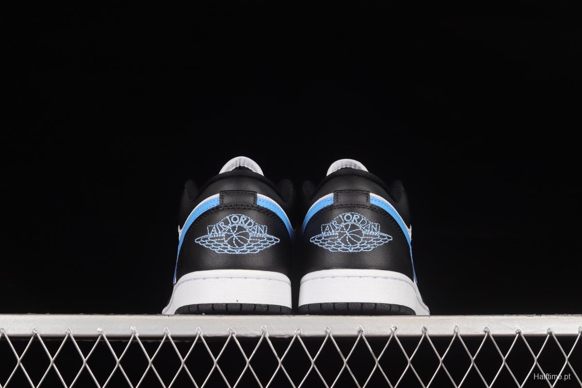 Air Jordan Low black blue and white low-top cultural leisure sports basketball shoes DC0774-041