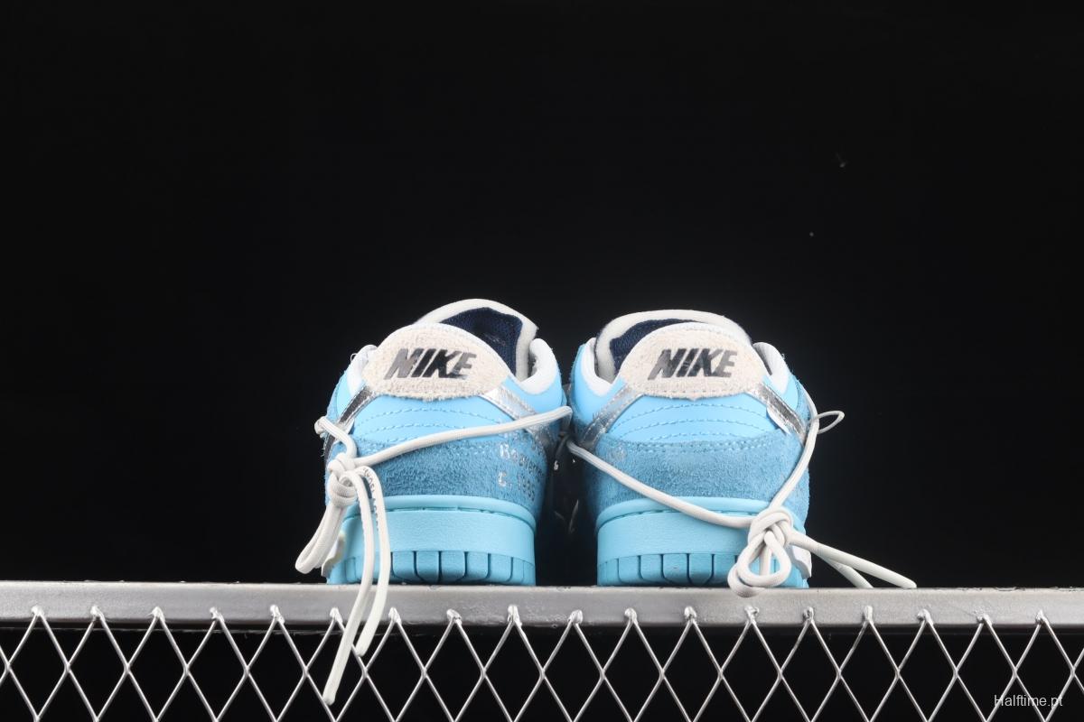 OFF-White x NIKE DUNK Low OW SB rebound fashion casual board shoes  DJ0950-127, - Halftime