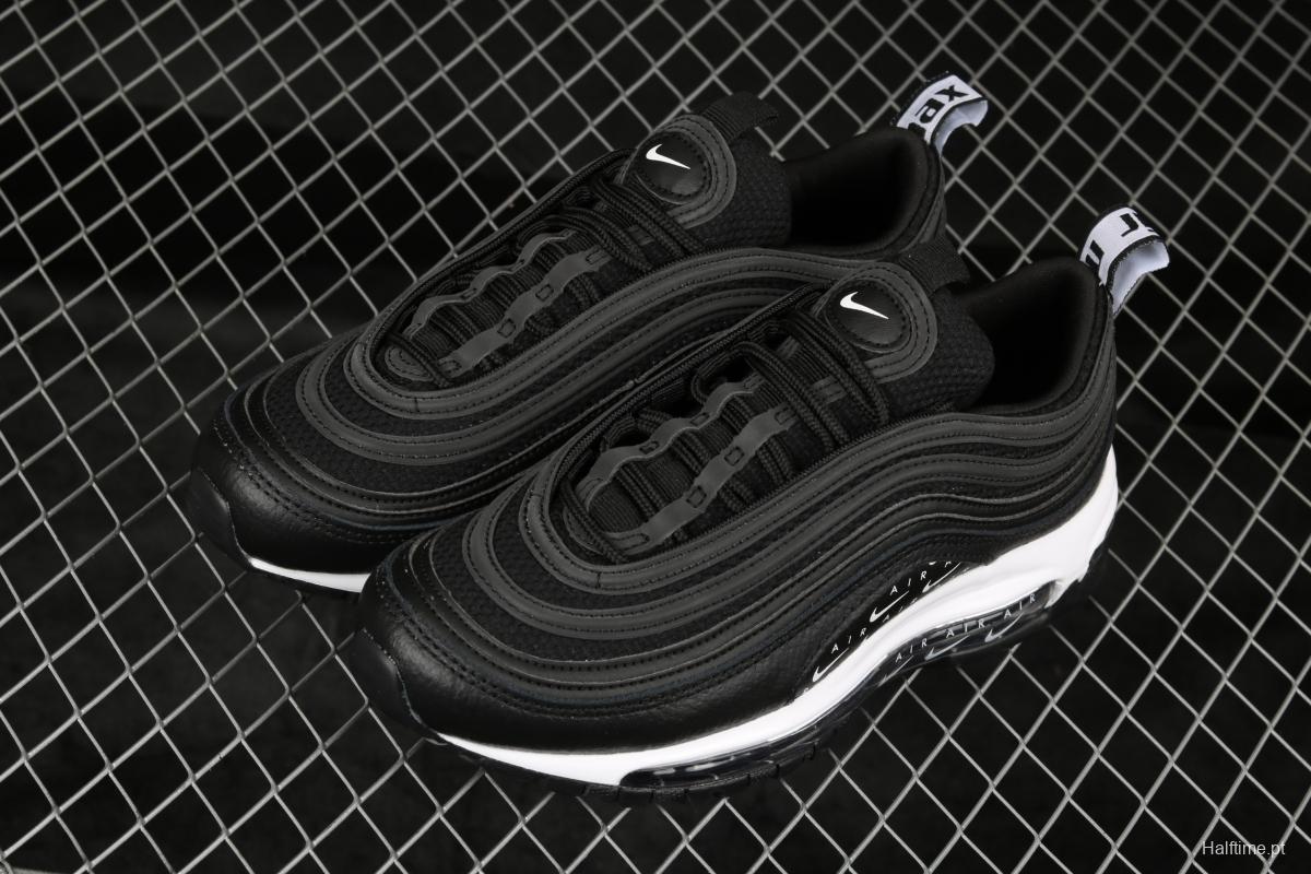 NIKE Air Max 97 Lx black and white serial bullet air cushion running shoes AR7621-001