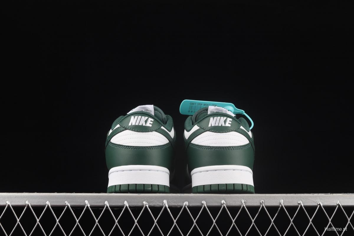 NIKE SB DUNK Low Team Green Michigan White and Green Slam Dunk Series low side Leisure Sports Skateboard shoes DD1391-101