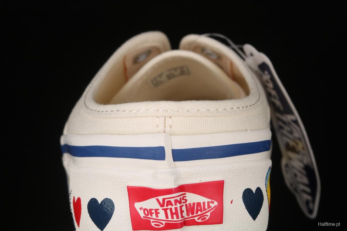 Vans Authentic Anaheim Valentine's Day Limited meter green love leisure half-drag VN0A54F7JTT