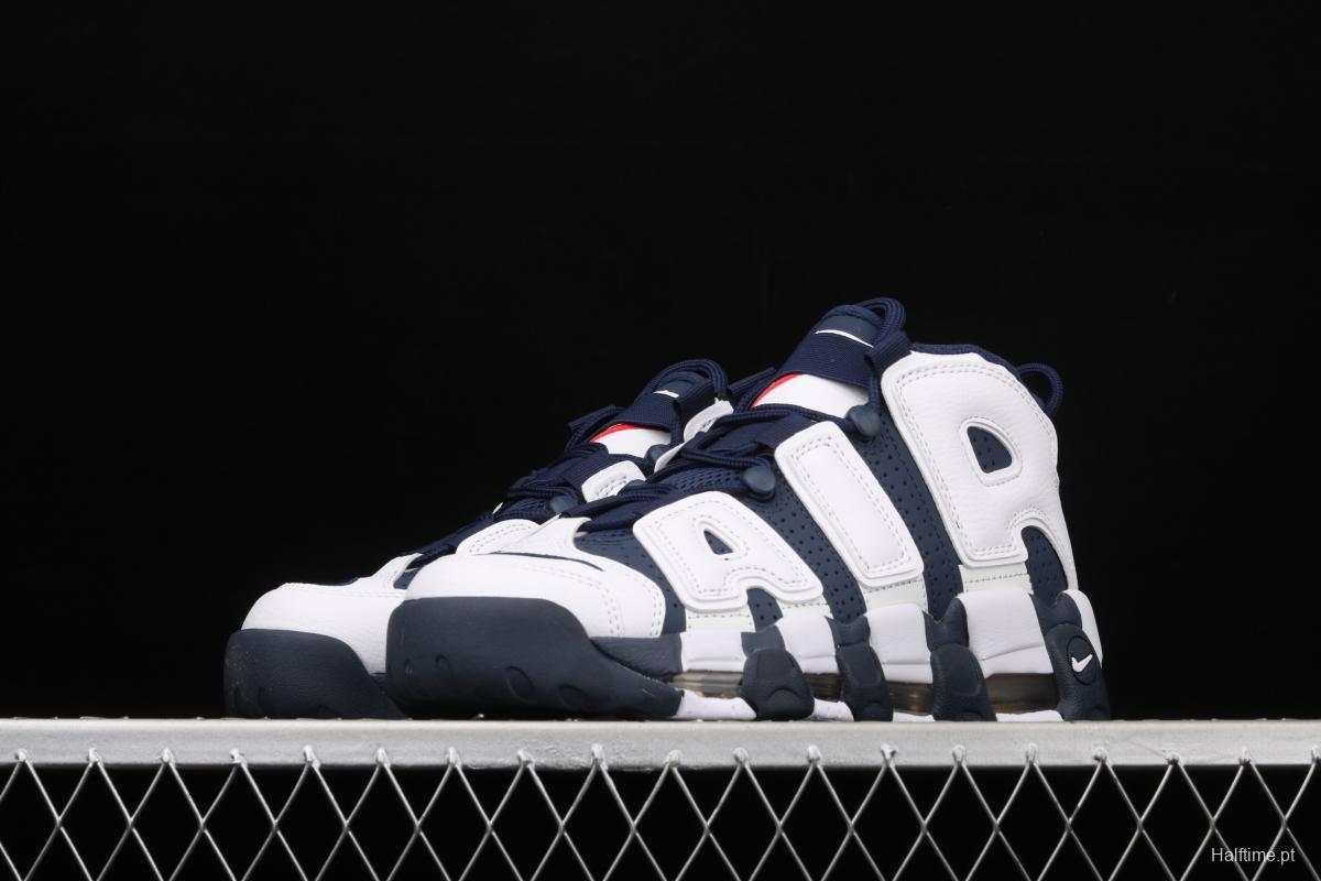 NIKE Air More Uptempo 96 QS Pippen original series classic high street leisure sports basketball shoes 414962-104