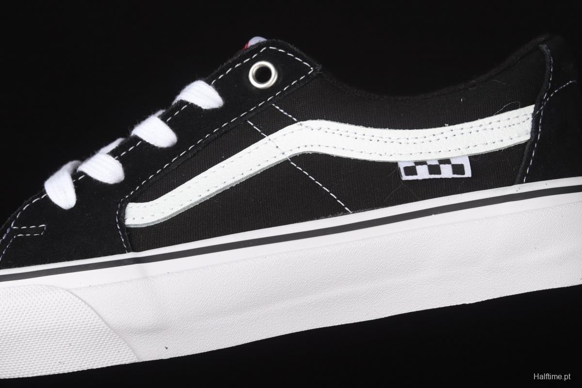 Vans Sk8-Low classic black and white low-top casual skateboard shoes VN0A5FCFY28