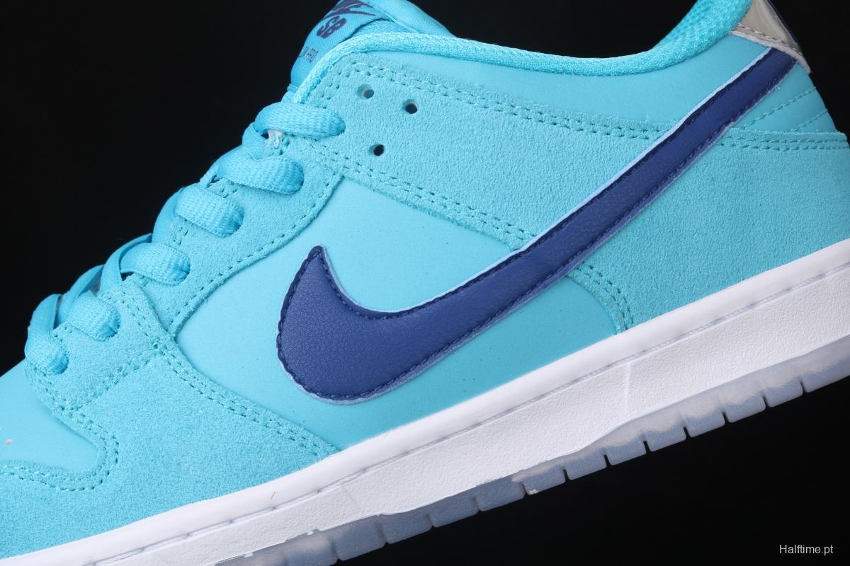 NIKE SB DUNK Low Pro sky blue wool-like low-top casual board shoes BQ6817-400