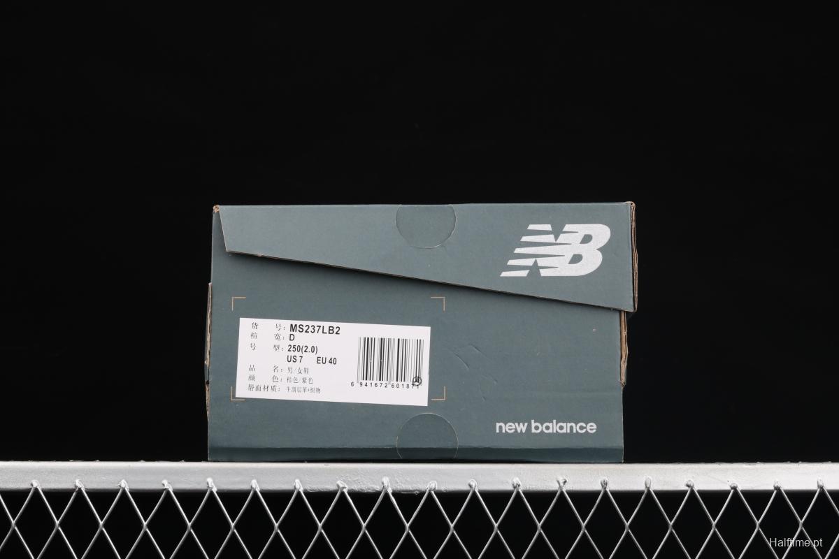 New Balance MS237 series retro leisure sports jogging shoes MS237LB2