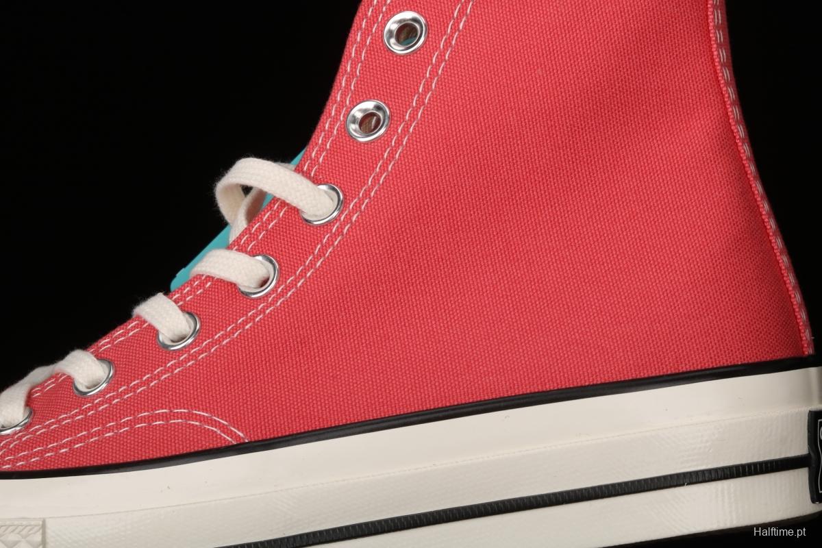 Converse 70s spring new color environmental protection watermelon red high top leisure board shoes 170790C