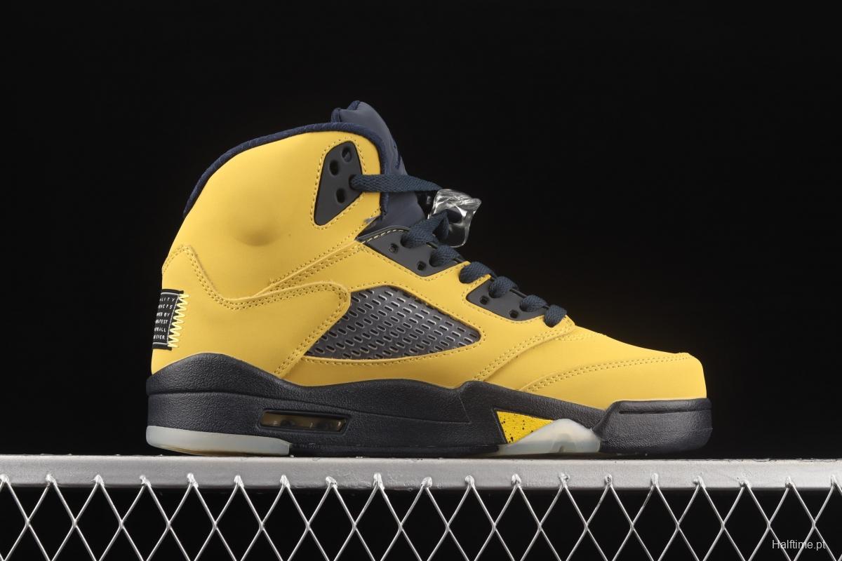 Air Jordan 5 Retro SE Michigan black and yellow 3M reflective Tokyo limited edition CQ9541-704