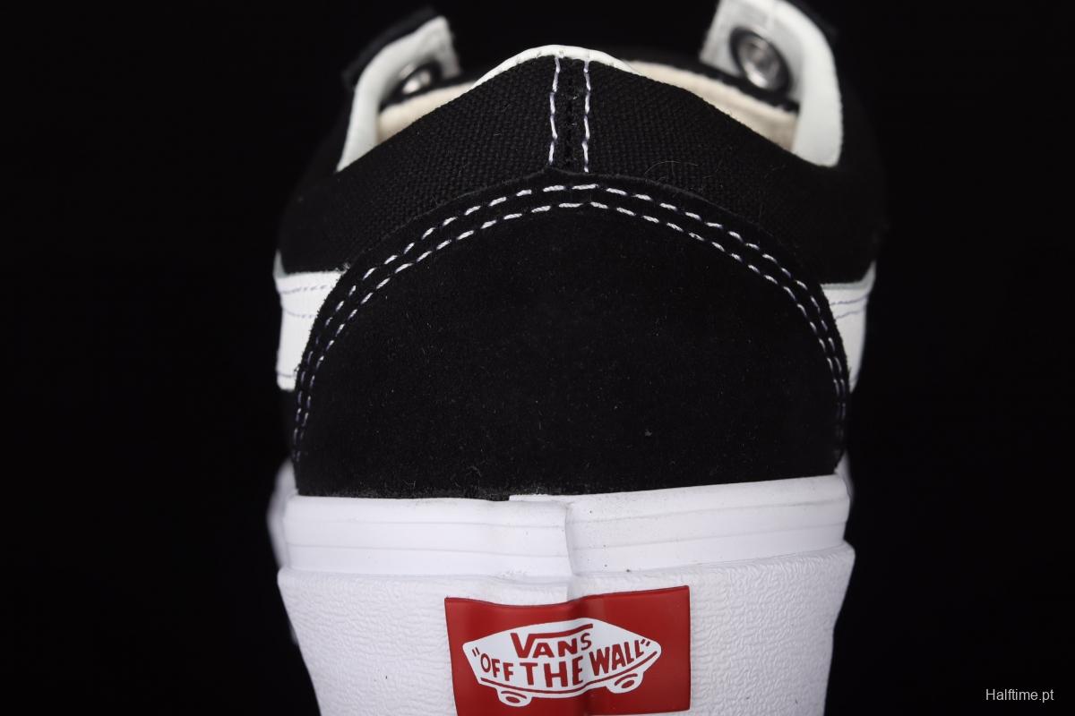 Vans Old Skool OS black and white side wide stripes LOGO low-top trendy sneakers VN0A3WLY6BT