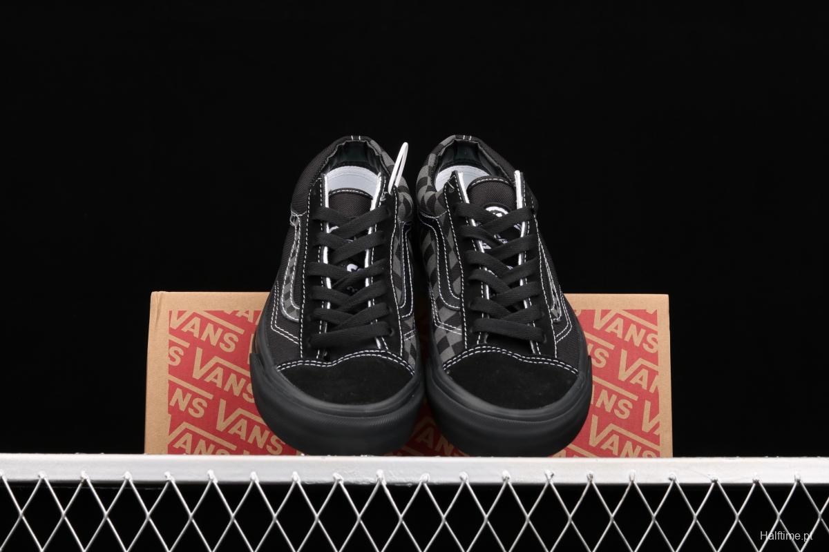 Vans X Se Bilkes Style 36 joint black low-top casual board shoes VN0A54F64YT