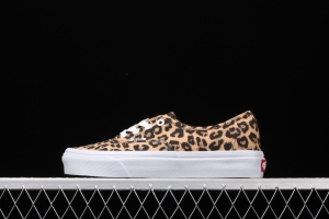 Vans Authentic 2021SS official website limited leopard print low-top casual board shoes VN0AODUNQQ