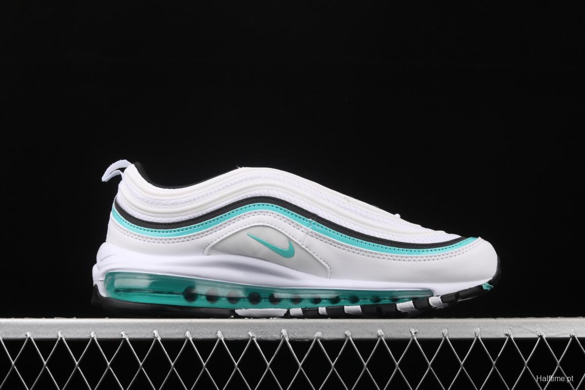 NIKE Air Max 97 White and green bullet air cushion running shoes CZ3574-130