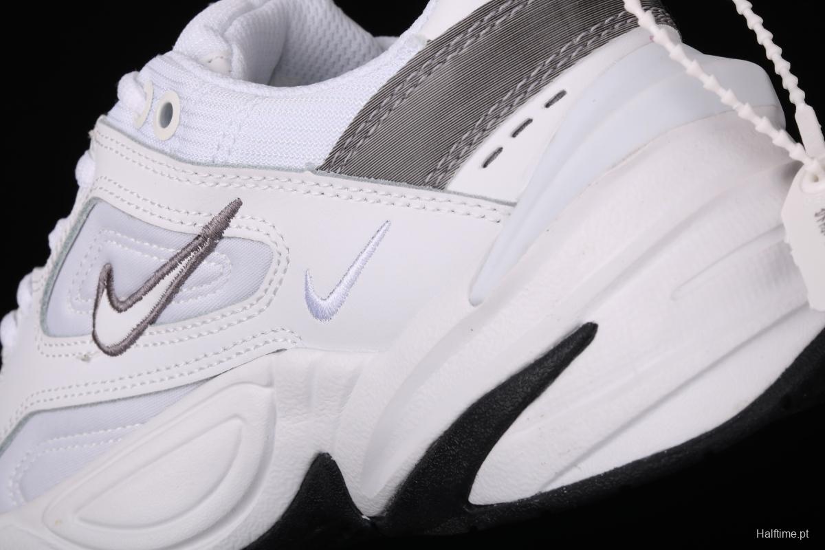 NIKE M2K Tekno white and gray color retro sports daddy shoes BQ3378-100