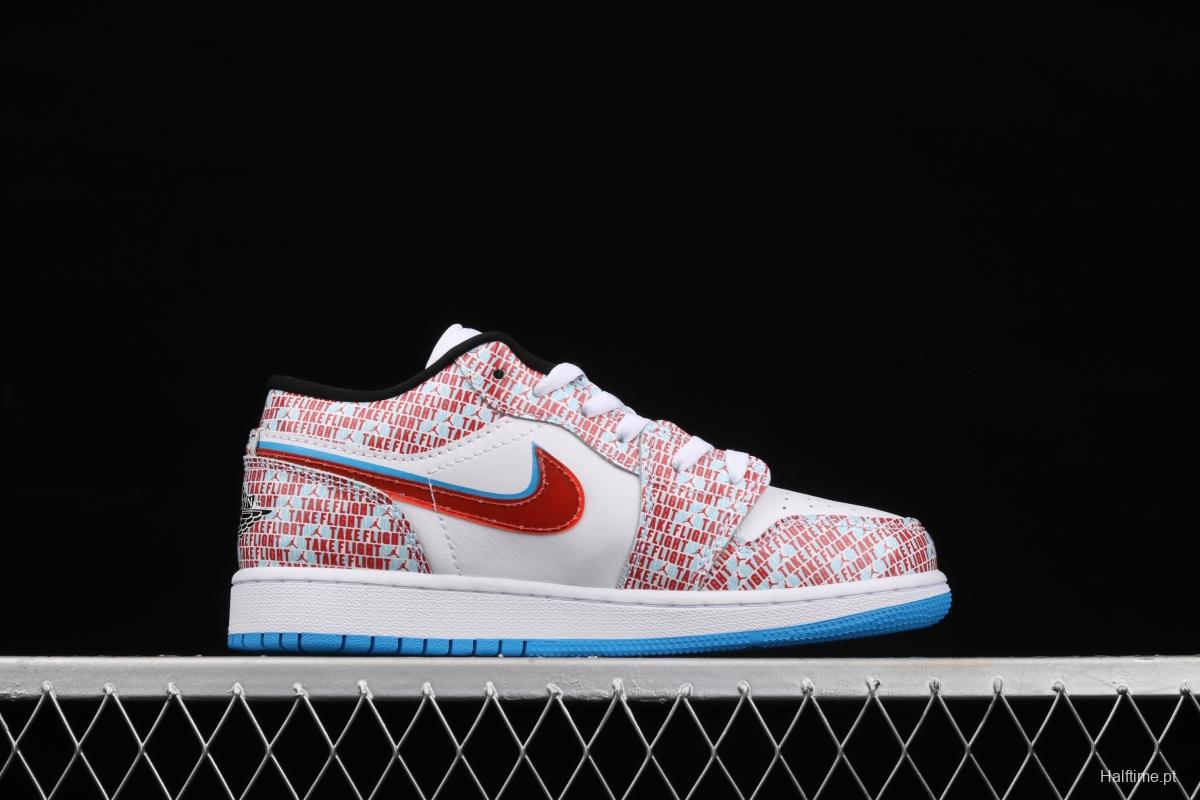 Air Jordan 1 Low naked eye 3D low-top basketball shoes DD1527-114,