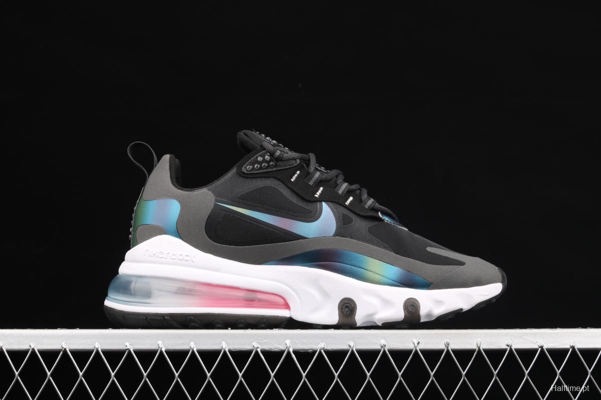 NIKE Air Max 270React new high-frequency mesh hollowing out function half-palm air cushion running shoes CT5064-001