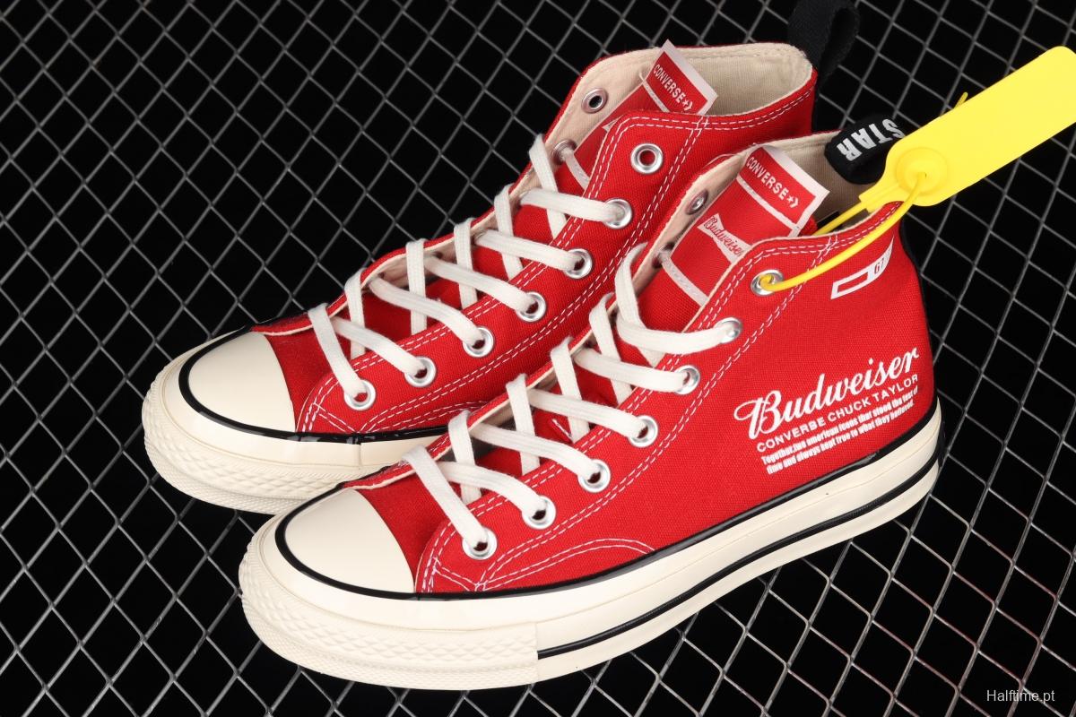 Budweiser x Converse Chuck 70 co-signed Budweiser limited edition couple canvas shoes M9697