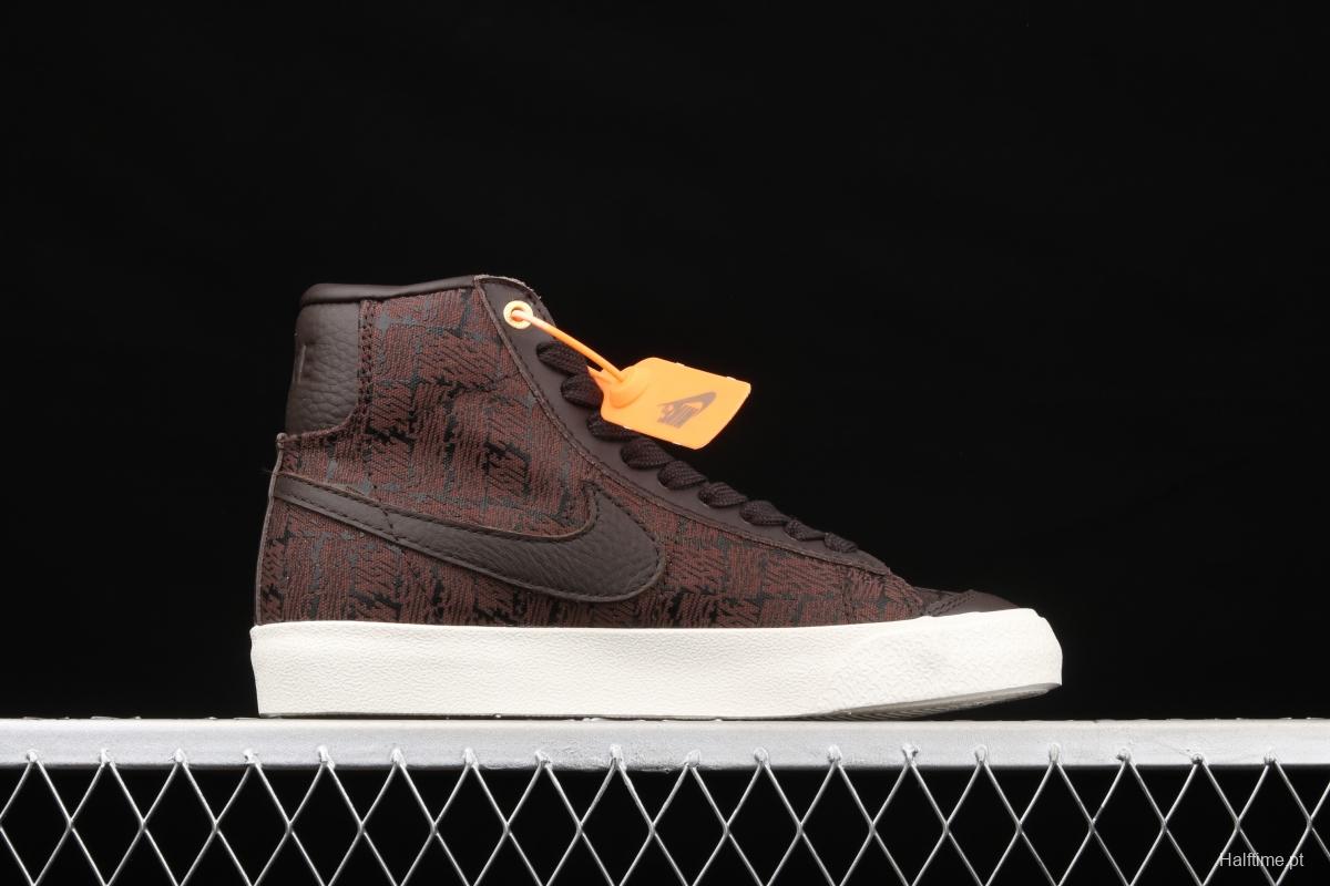 NIKE Blazer Mid'77 Mid Trail Blazers High-top True Vulcanized Leisure Board shoes DA4299-200