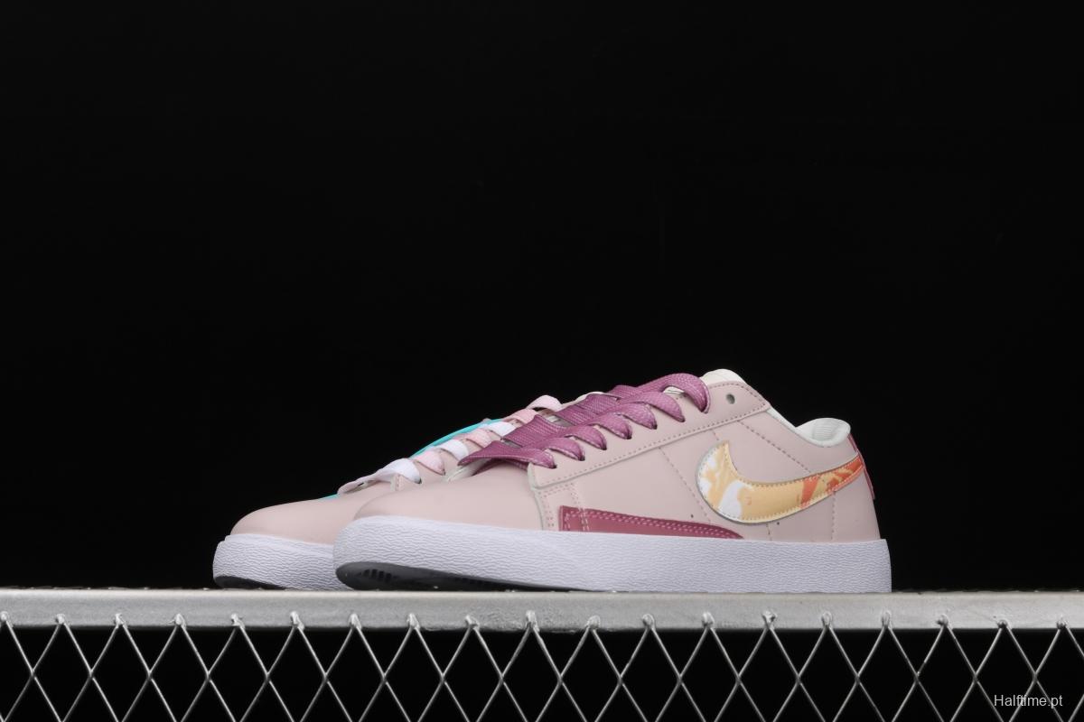 NIKE Blazer Low Prm Trail Blazers low-top skateboard shoes CZ8688-666