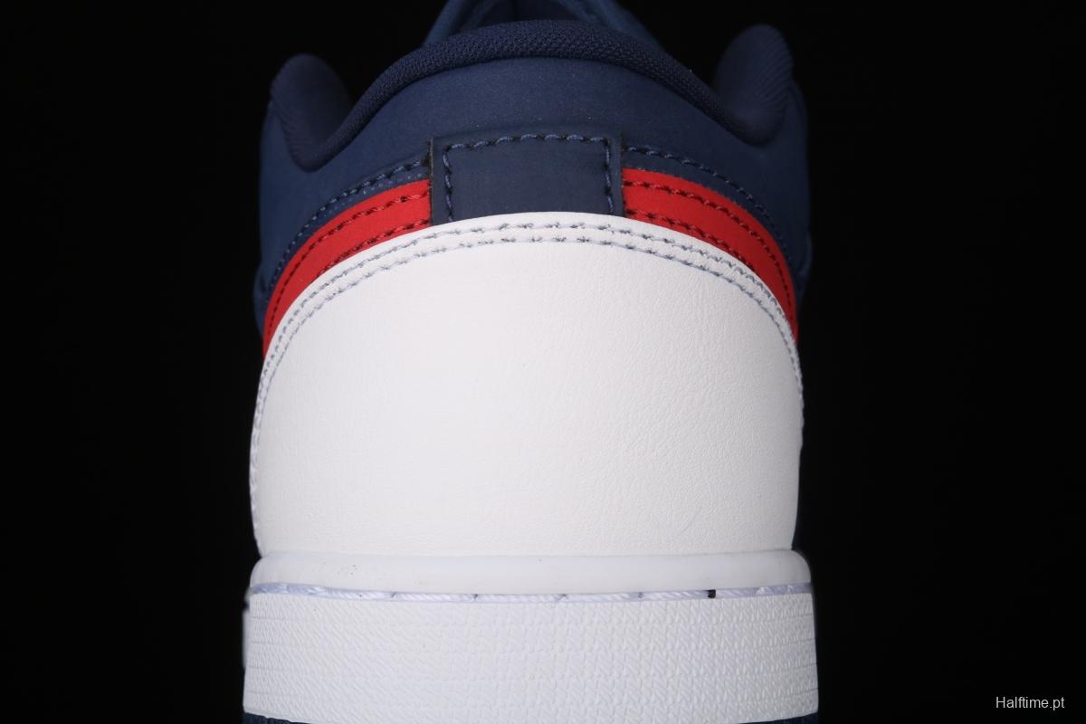 Air Jordan 1 Low Patriot Blue Red low Gang Culture Leisure Sports Board shoes CZ8454-400