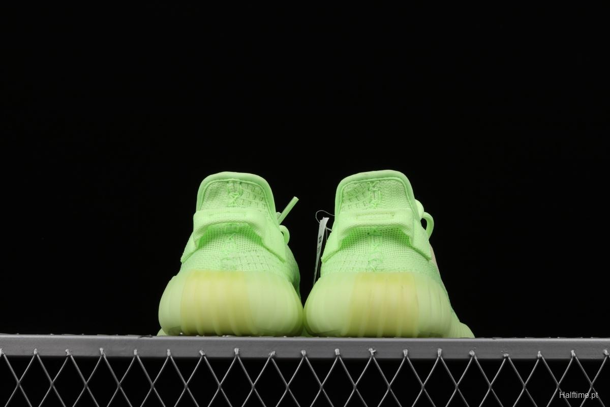 Adidas Yeezy 350 Boost V2 Gid EH5360 Darth Coconut 350 second generation luminous green color matching