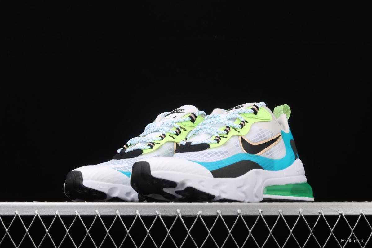 NIKE Air Max 270React new high-frequency mesh hollowing out function half-palm air cushion running shoes CT1265-300