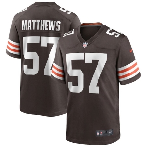 Men's Clay Matthews Brown Retired Player Limited Team Jersey