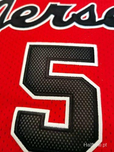 Men's Jason Kidd Red Retro Classic Team Jersey