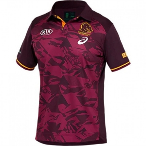 Brisbane Broncos 2021 Men's Training Rugby Polo