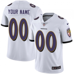 Men's White Customized Limited Team Jersey