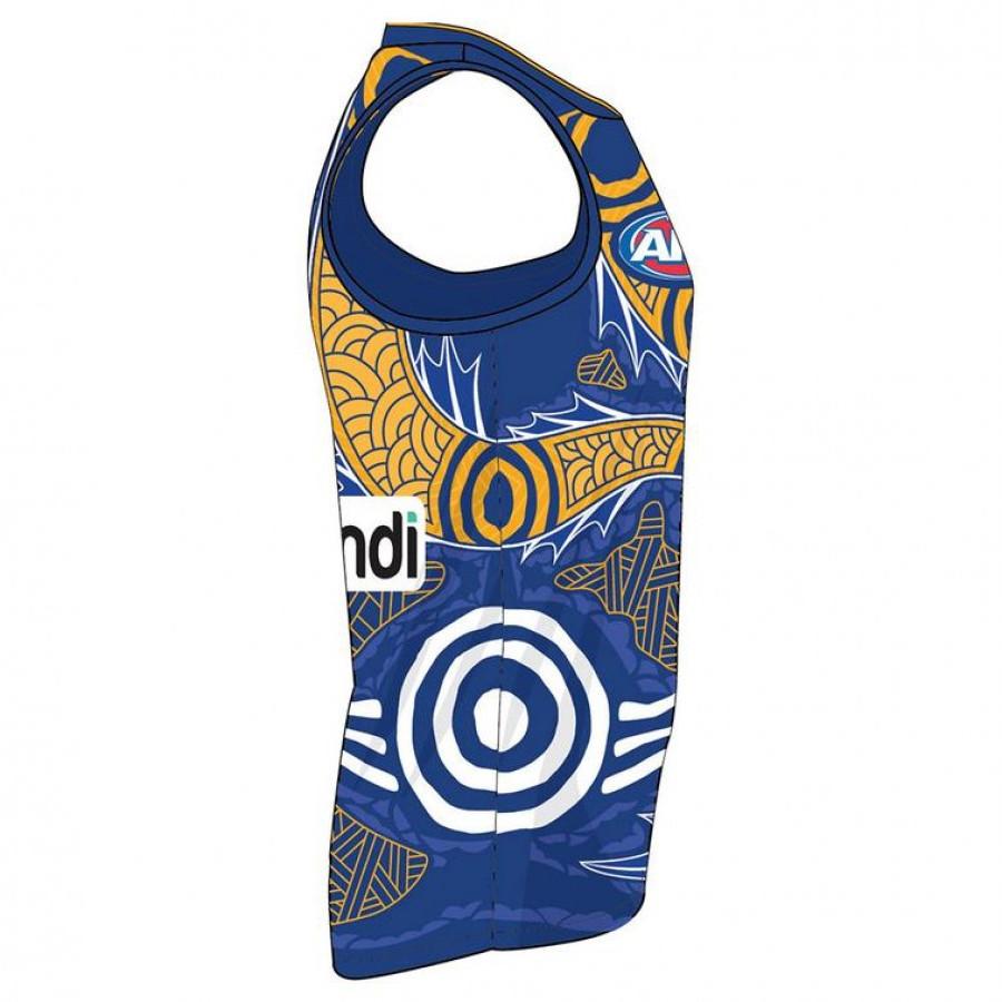 West Coast Eagles 2021 Men's Indigenous Football Guernsey