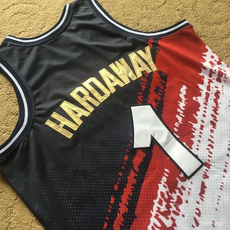 Men's Anfernee Hardaway Black And White Retro Classic Team Jersey