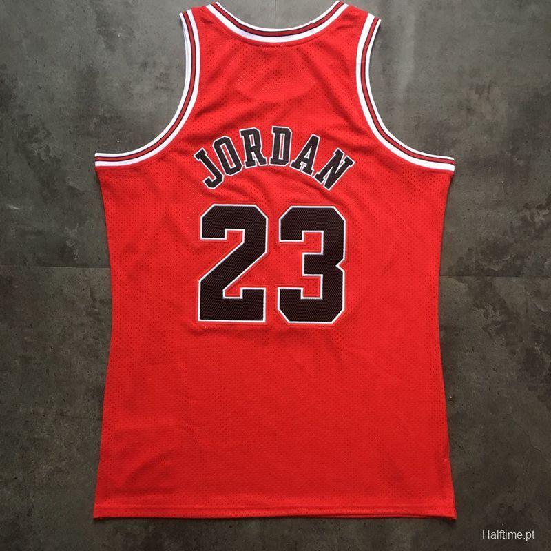 Men's Michael Jordan Red Retro Classic Team Jersey