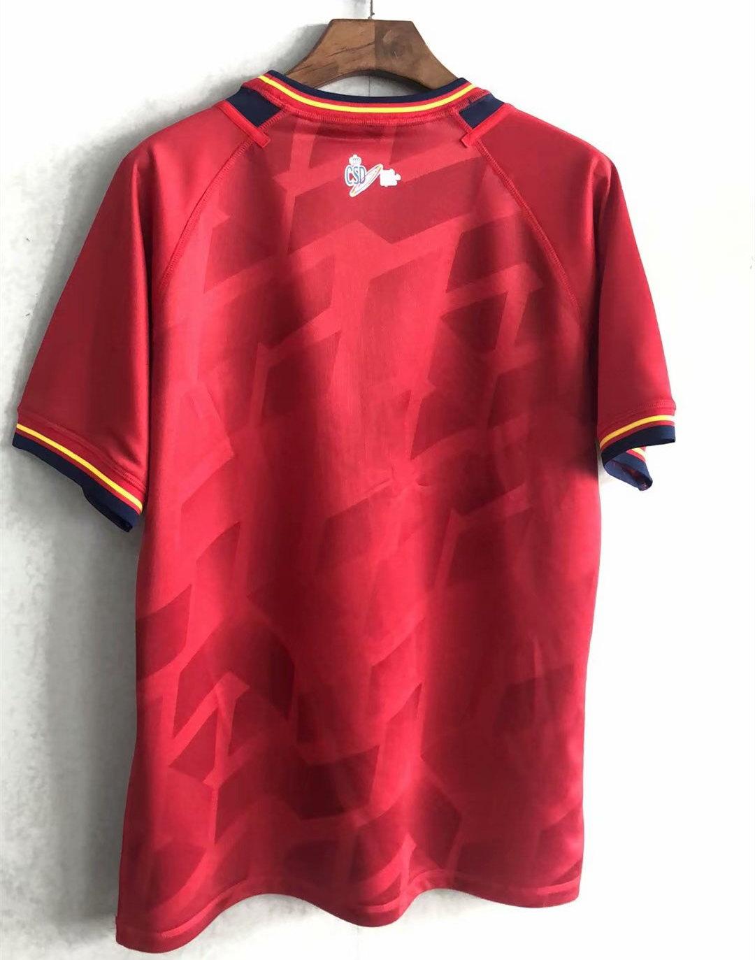 Spain 2021 Men's Home Rugby Jersey