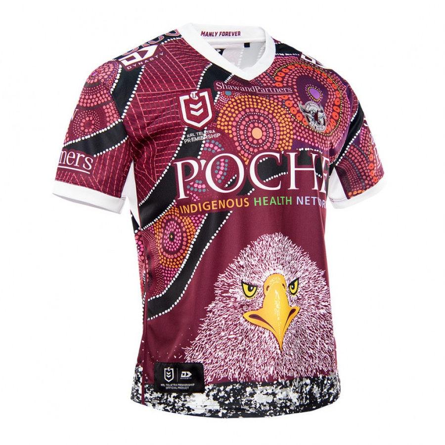 Manly Warringah Sea Eagles 2021 Mens Indigenous Rugby Jersey