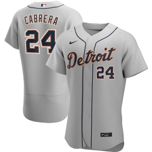 Men's Miguel Cabrera Gray Road 2020 Authentic Player Team Jersey