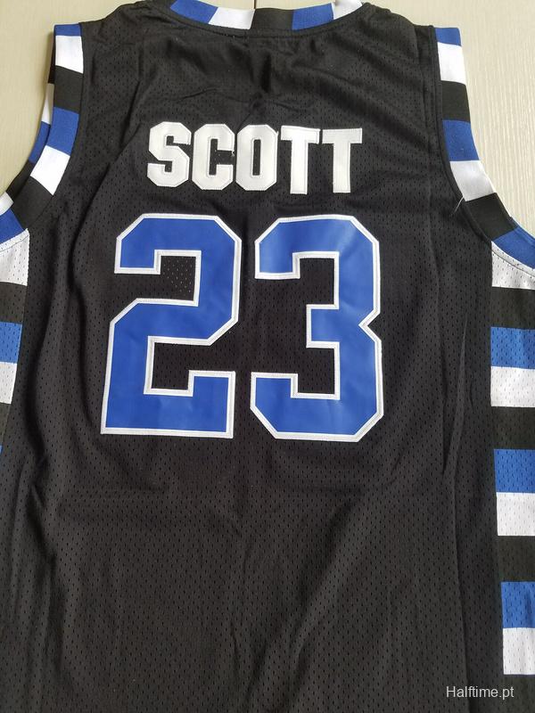 Nathan Scott 23 One Tree Hill Ravens Black Basketball Jersey