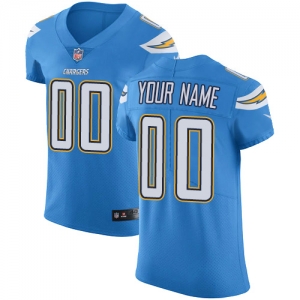 Men's Light Blue Custom Elite Team Jersey