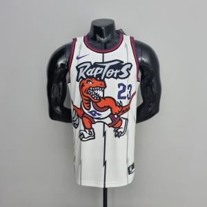 Toronto Raptors VANVLEET#23 White NBA Jersey